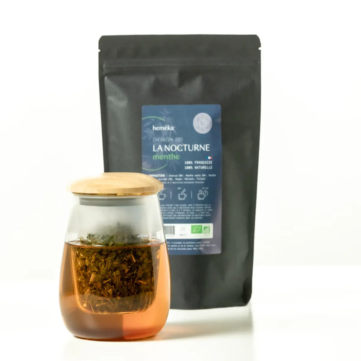 Infusion chanvre CBD La Nocturne menthe (60g)