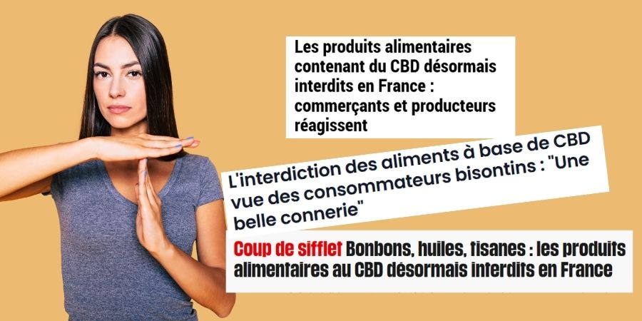 Interdiction du cbd alimentaire - Novel food
