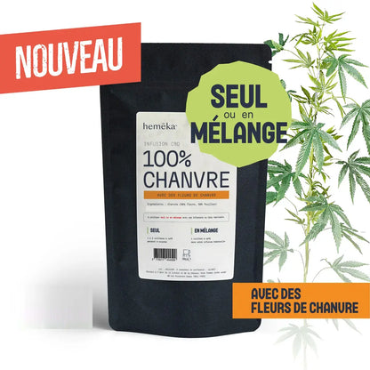 Tisane 100% Chanvre (seul ou en mélange)