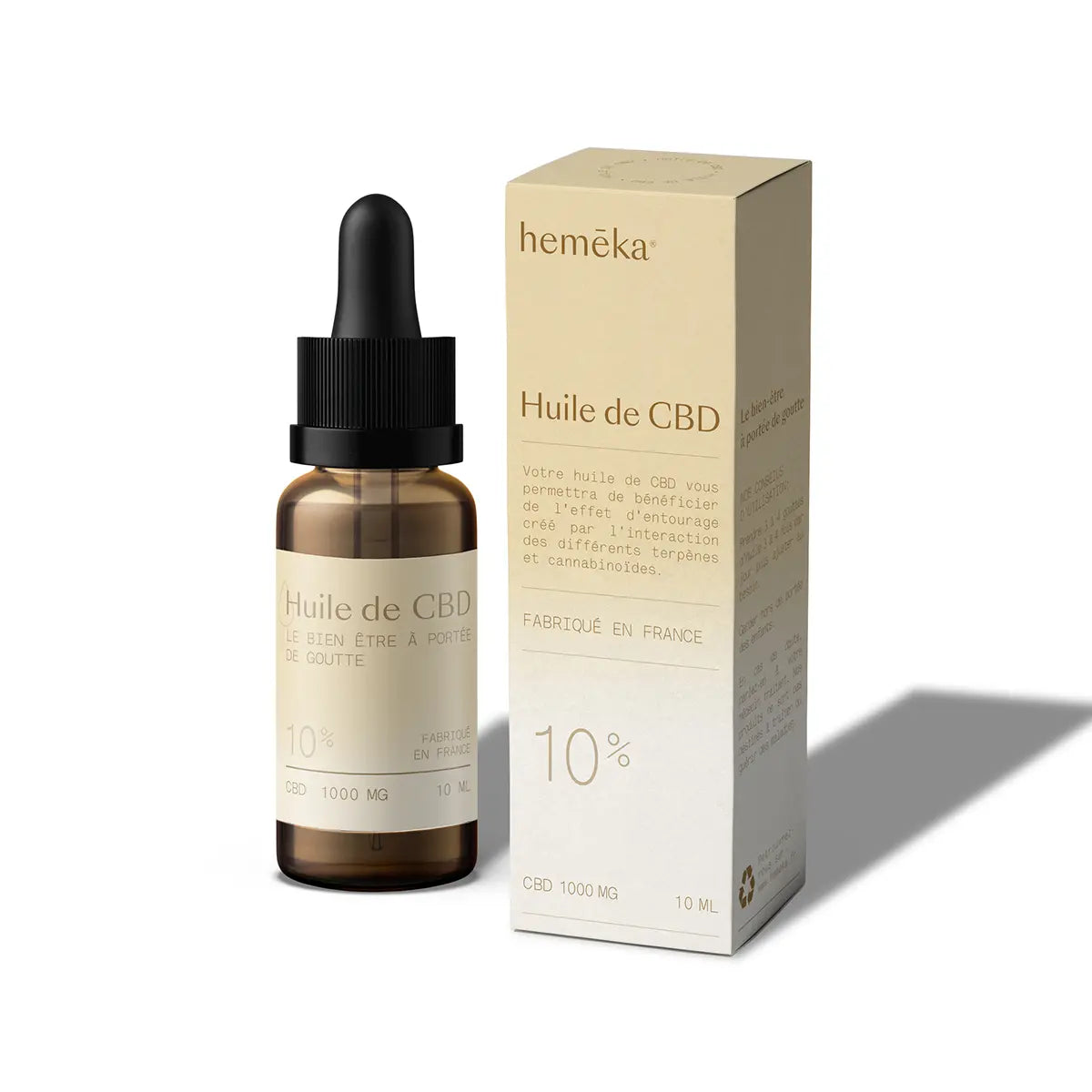 Huile CBD 10% (sans THC)