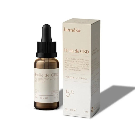 Huile CBD 5% (sans THC)