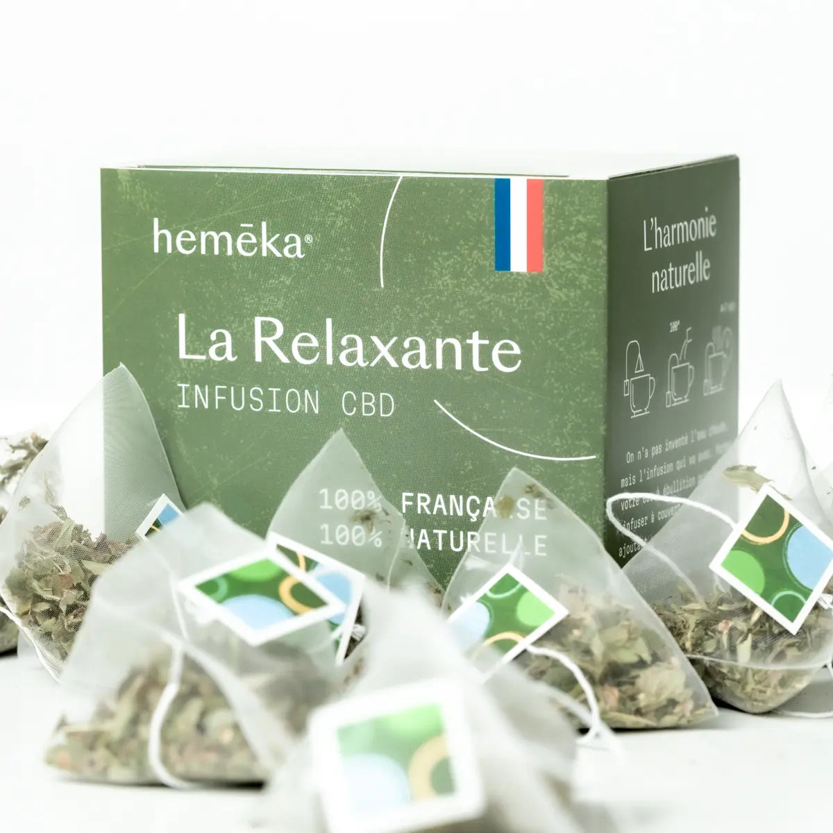 Infusion chanvre CBD La Relaxante 20 sachets