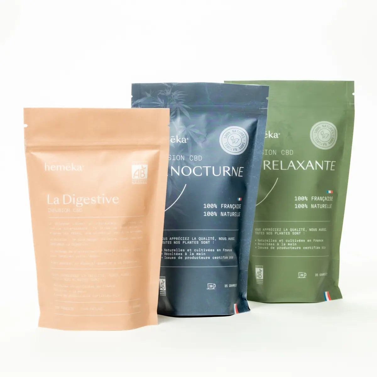 Lot 3 infusions chanvre CBD