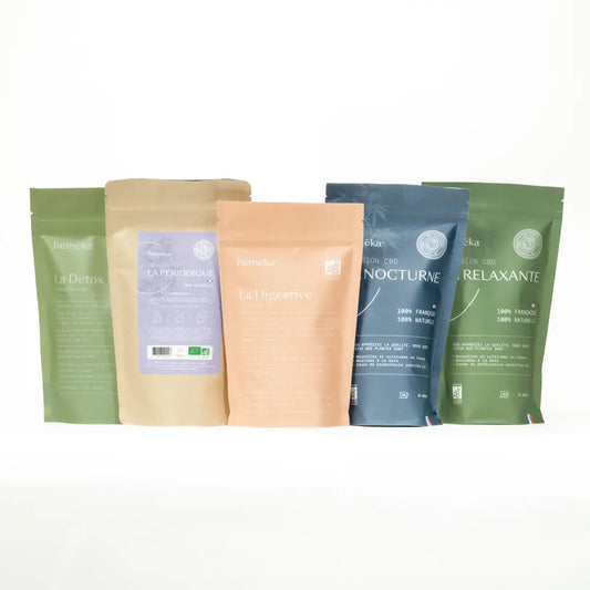 Lot 5 infusions chanvre CBD