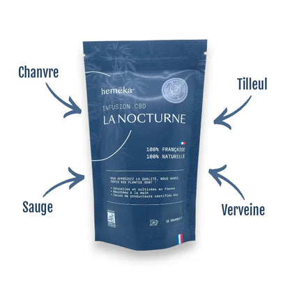 Infusion chanvre CBD La Nocturne